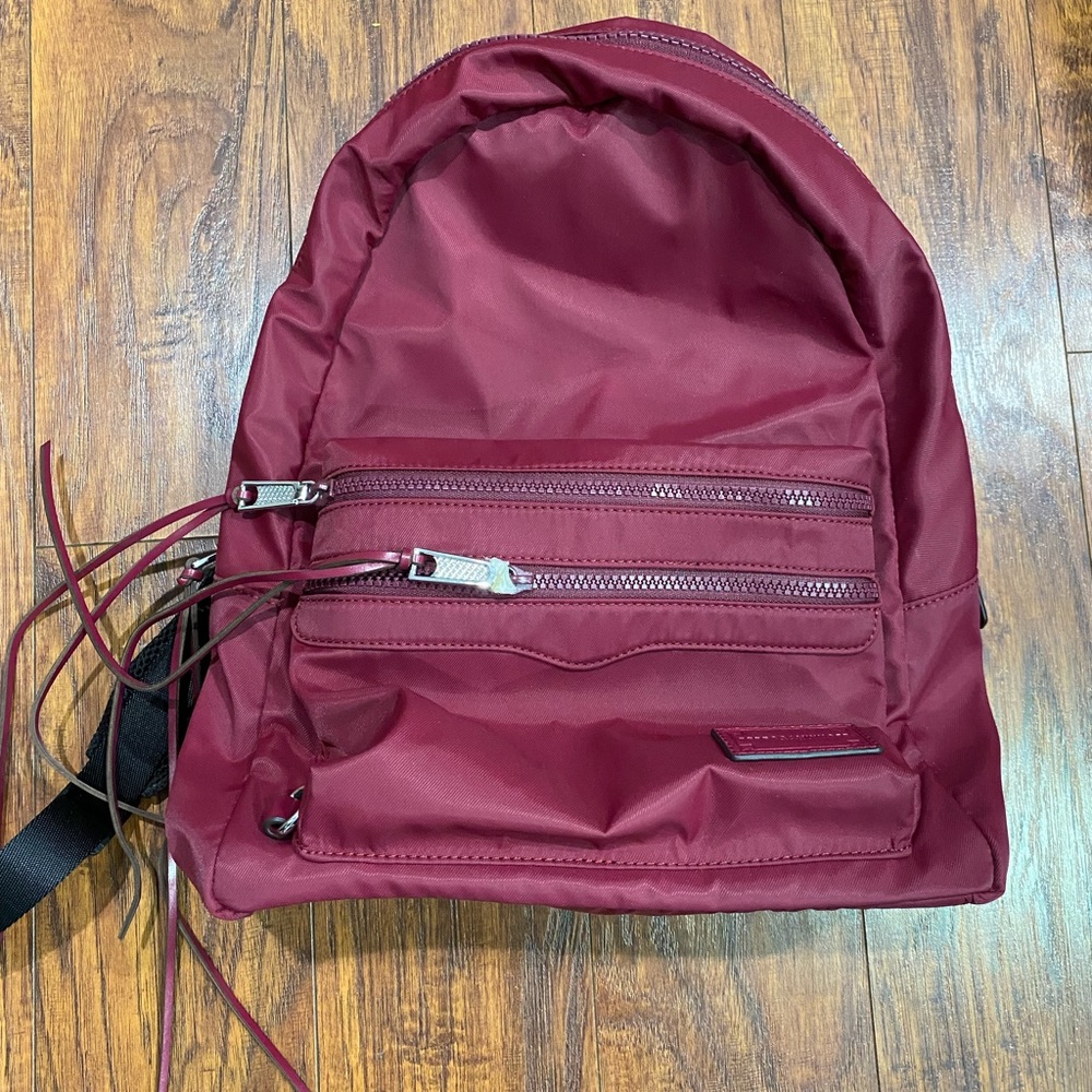 Rebecca minkoff NWT red nylon backpack